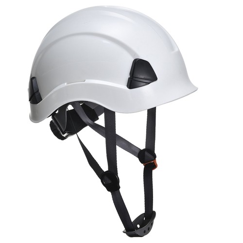 White climbing hard - , safety